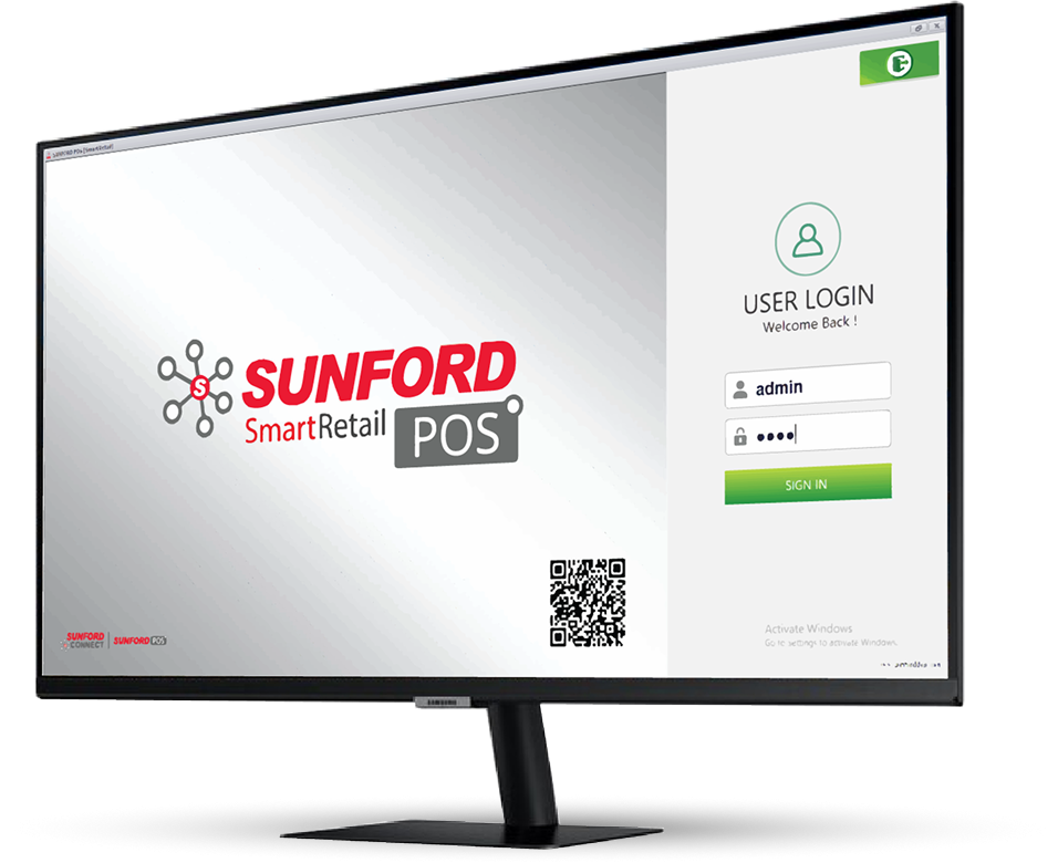 SmartRetail POS Computer Interface