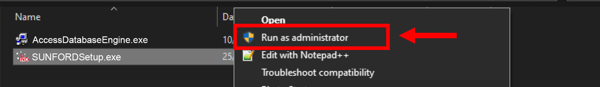 ติดตั้งโปรแกรมหลัก