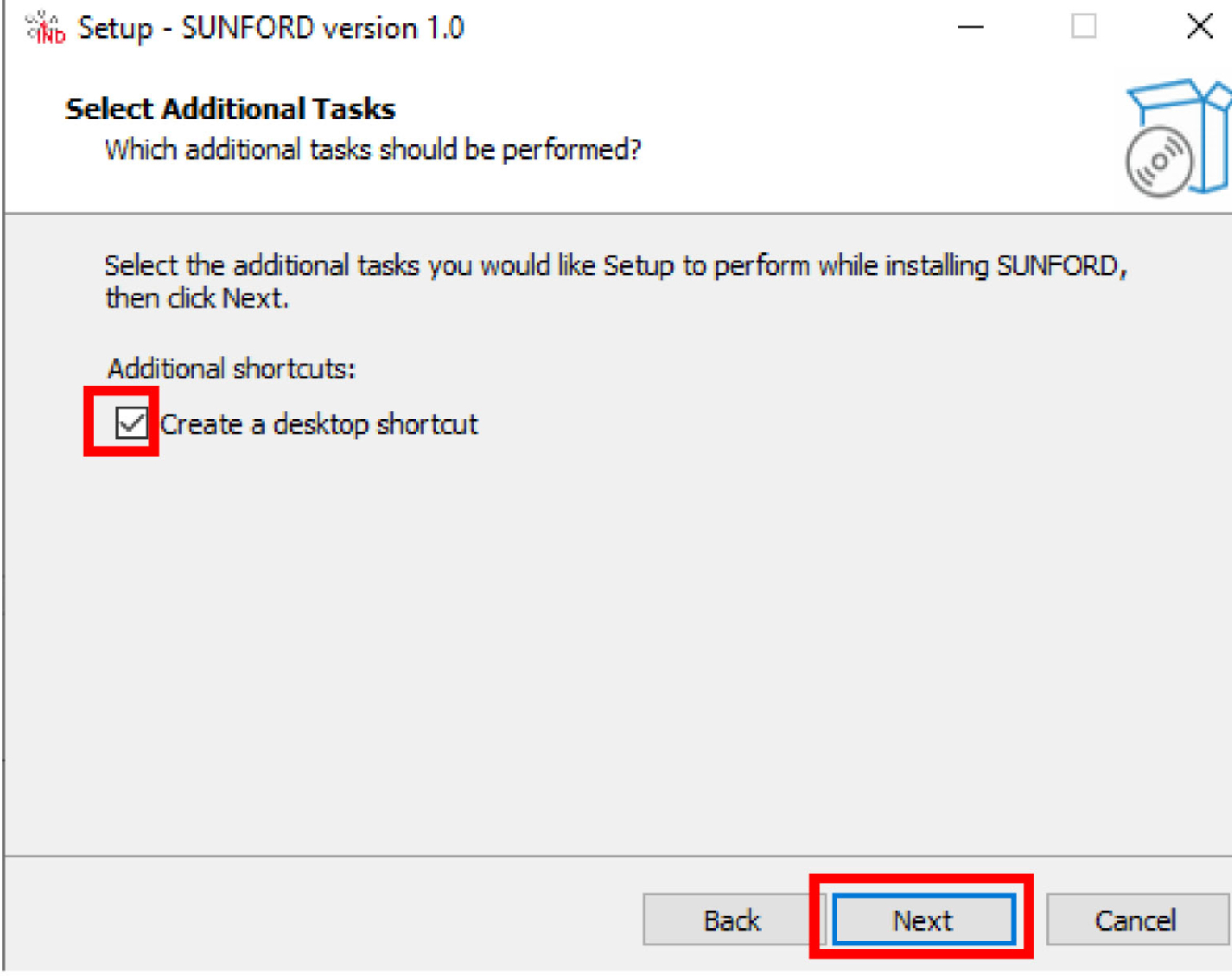 สร้าง Desktop Shortcut