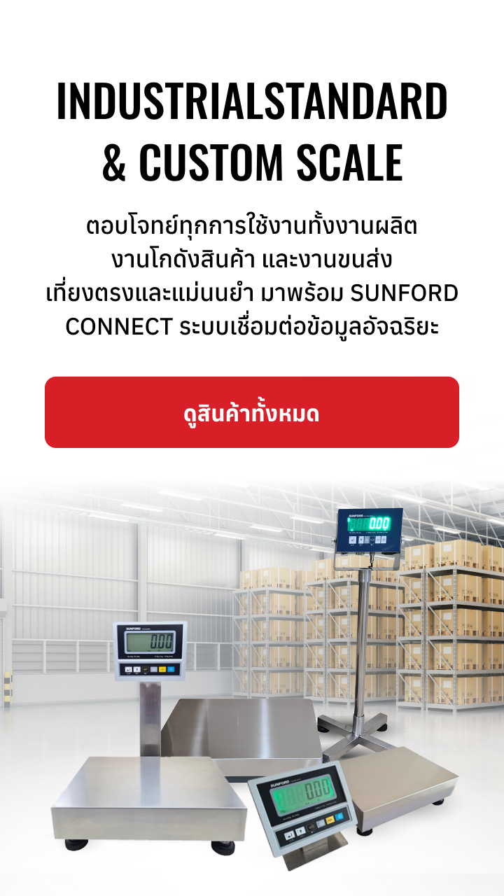 Industrial standard & custom scale